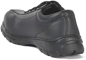 Acton, Fairway (A9263-11) | Black, Slip-on Safety Work Shoes | Fake Laced Design & WW (4E) Width |Waterproof & Steel Toe Protector | Certified CSA & Electrical Hazard | Image 2