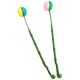 iplusmile 2 Stück pack Ergonomischer Rückenkratzer aus Kunststoff mit Langem Griff Leichtes...