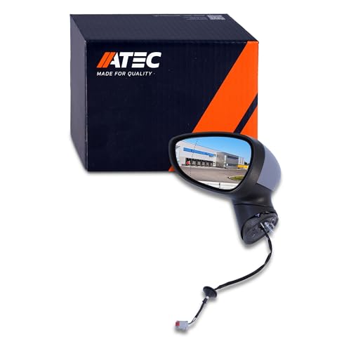 ATEC Germany 1x Rétroviseur extérieur électrique gauche chauffant Rétroviseur latéral asphérique Compatible avec FORD FIESTA Mk6 (CB1, CCN), FIESTA Mk6...