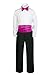Classic Fashion Boy Suit Party Formal Wedding Colors Satin Cummerbund & Bow tie (5-7(24