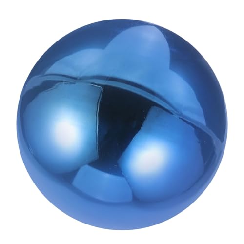 TOYANDONA Sfera Riflettente da Giardino in Acciaio Inossidabile Palla Decorativa Lucida Blu Scuro Globo Riflettente Portatile per Fotografia e Decorazione Esterna