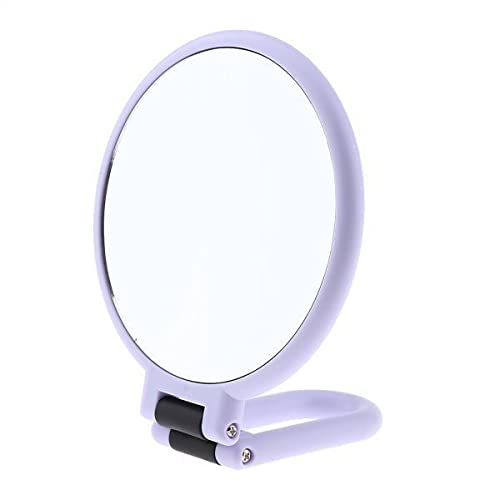 2xDual Sided Folding Makeup Mirror w/ 5x/10x Magnification 10x Magnification-image-22