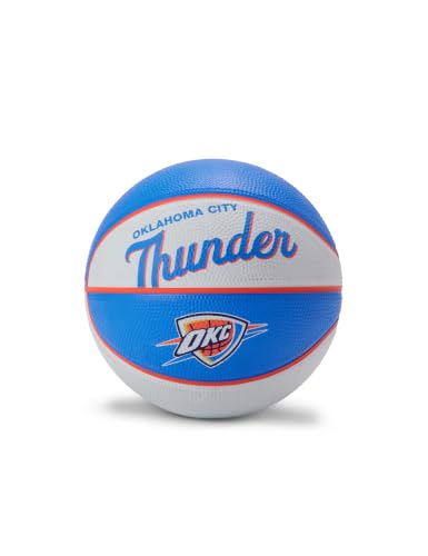 WILSON NBA Team Retro Mini Basketball - Oklahoma City Thunder