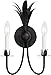 Maxim 2882AR Paloma Wall Sconce, 2-Light 120 Total Watts, Anthracite