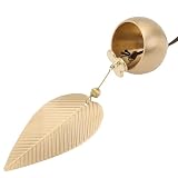 GALPADA Feng Shui Windspiel Metall mit Kupferblatt Anhänger Vintage Windglocke für Balkon Terrasse...