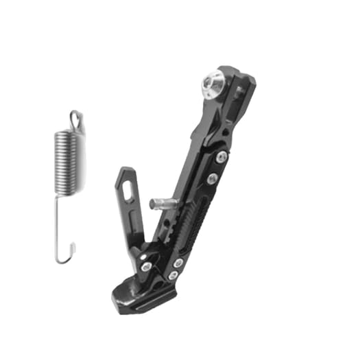 Béquille de moto réglable en hauteur, support de stationnement noir renforcé