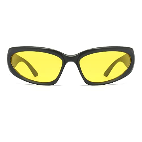 Long Keeper Polarised Wrap Around Sunglasses for Women Men Y2K Trendy Sunglasses Fashion Sun Glasses UV Protection for Driving Sport Fishing - Image 2