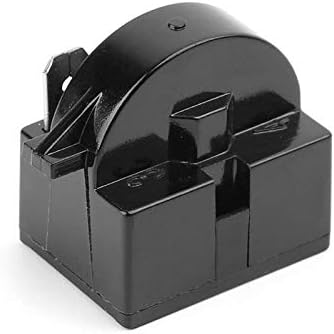 ToToT 1pcs QP-02-4.7 PTC Refrigerator Start Relay 1 Pin Coolers Compressor Starter 4.7 ohm with 1pcs Refrigerator Overload Protector 1/2HP
