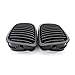 Brand New Grille Matte Gloss Black Cerney Grill 1 Pair Fit dla B-m-w E46 2- Drzwi Coupe Cabriolet 1999-2002 Akcesoria Kratka wyścigowa (Color : Hoarse black)