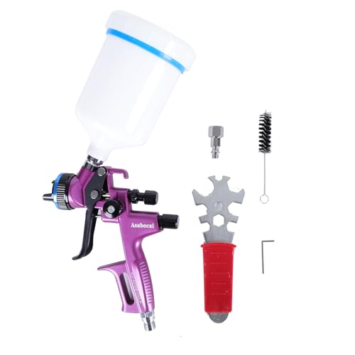 Image of 1.3mm HVLP Automotive Paint Gun, High-Atomization Pneumatic Sprayer for Car Clear Coat & Basecoat, Professional Gravity Feed Spray Gun for Furniture & Woodwork Finishing