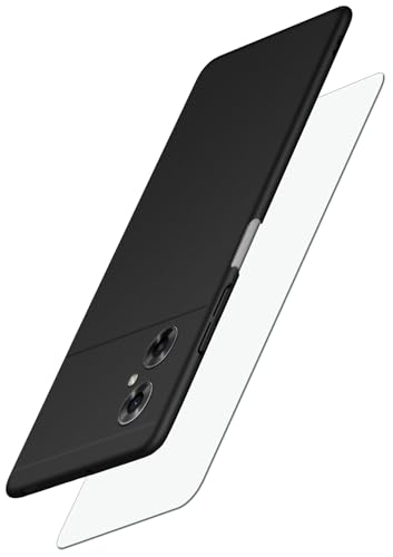 Coque Xiaomi Poco M4 5G moex Alpha avec film protection ecran noir mat