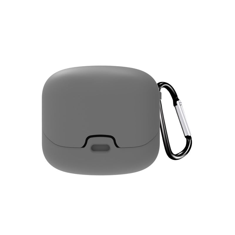Colorcase Front & Back Full Protection Silicon Case Cover for Boult Audio Z40 - (Grey) (Earbuds Not Included)-image-28