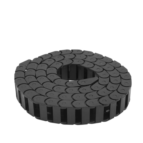 Chaîne porte-câbles 10x20 mm de 1m noire pour le guidage des machines-outils