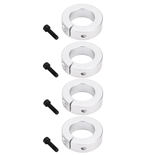 Clamping Collar, 4Pcs Antioxidant Smoothly Appearance Shaft Collar Lightweight for Industry