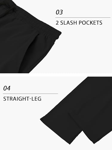 PLEPAN Men's Casual Cargo Pants Drawstring Hiking Workout Tactical Joggers Sweatpants for Men with Pockets - Image 7