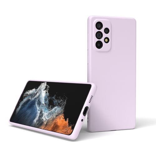 Coque Samsung A70 en silicone violet gazon pour une protection arrière efficace