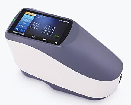 Paint Spectrophotometer 45°/0 Color Spectrophotometer Grating Spectrophotometer for Plastic Plastic with USB Bluetooth 4.0 Capacitive Touch Screen Data Memory Standard 1000 Sample 30000