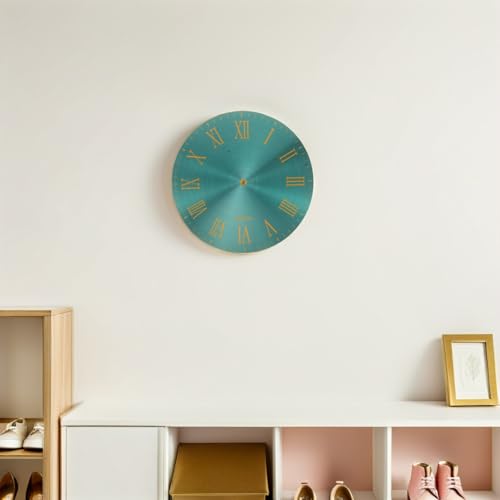 Mécanisme d'horloge à quartz vert avec plaque de cadran durable