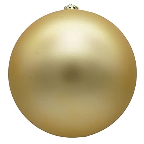 XXL Weihnachtskugeln groß für den Außenbereich frostsicher und wetterfest 20 oder 30 cm (Ø 20 cm Gold matt)