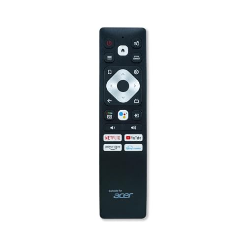 Image of Acer TV Remote Control Compatible with I Series & H Series Smart Android TVs | 2K 4K 32 40 43 50 Inch LED UHD FHD Television Remote | Non-Voice Replacement Remote