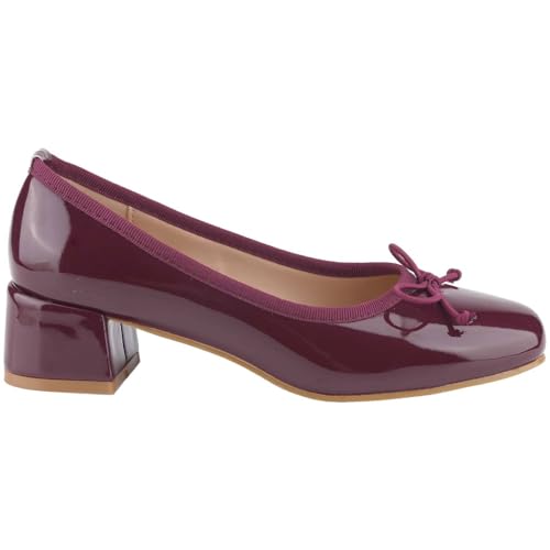 Women's Ballet Pumps Low Chnuky Block Heel Pump Round Toe Bow Detail Classic Comfortable Dress Shoes Spring Summer Vacation Spring Break Easter2