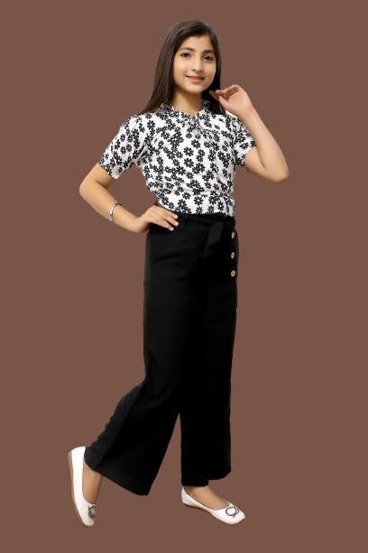 LIME 'N' LEMON Fashion Dream Girl's Jumpsuit (White, 15-16 Years) 1