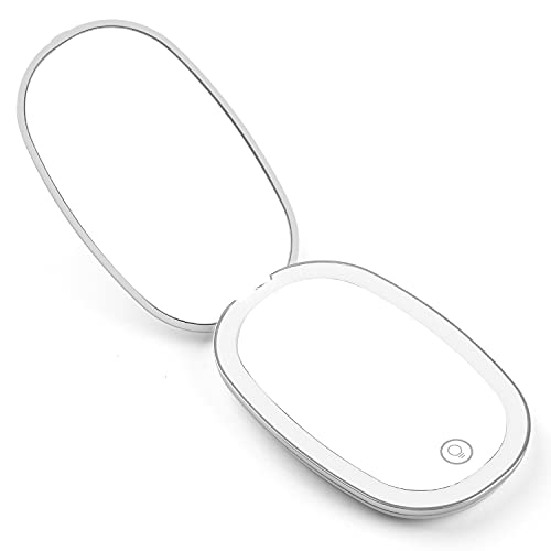 Espejo compacto Glow Up blanco miniatura 3