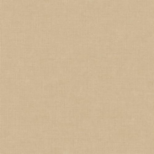 Grandeco Solena Fabric Weave Hessian Textured Plain Walllpaper, Taupe