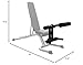 Valor Fitness Leg Curl - Extension Attachment -Bench Not Included -Works with Valor Compatible Fitness Benches - Home Gym Equipment