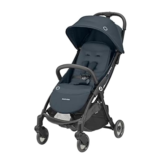 Maxi-Cosi Jaya Silla Paseo bebe ligera 6,9 kg y plegable, plegado automático y compacto, reclinable en 3 posiciónes, de 0 a 22 kg, Essential Graphite