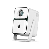 [Android TV 11.0 & Native 1080P] Wanbo T2 Ultra Smart Mini Projector with WiFi and Bluetooth, 120° Adjustable Stand, Auto Focus, 500 ANSI Outdoor Proyector, Built-in Streaming Apps & Google Store