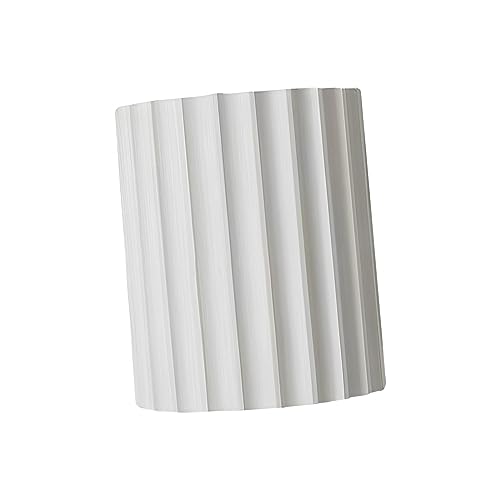 JWQFBC Aplique de Pared de Resina, Lámpara de Pared LED, Decorativa de Pared, Luz de Lectura, Fácil Instalación, Estilo Contemporáneo, Adecuada Par, Blanco