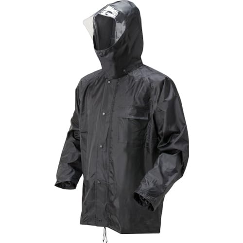 [キタ] レインウェアー NO,1700 かっぱです。上下組 ブラックＸＬサイズ ブラック 3L