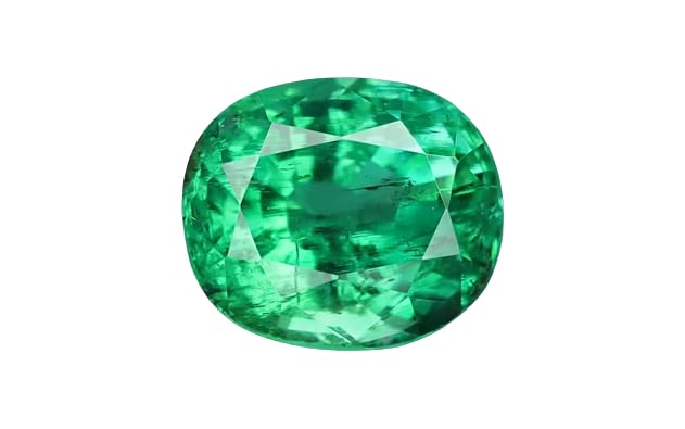 Shree Jewelrs - Smeraldo ovale da 7,25 carati, pietra preziosa naturale originale e certificata, non riscaldata e non trattata, idea regalo, unisex + A5, 7.25, Pietra preziosa, Smeraldo