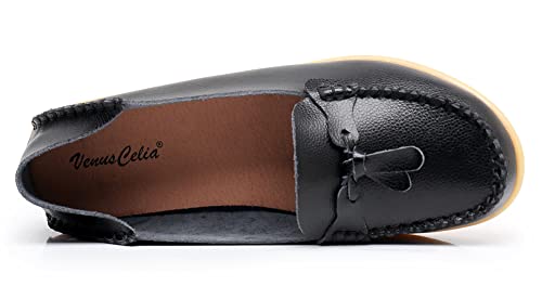 Image of VenusCelia Women's Decoration Comfy Walking Flat Loafer