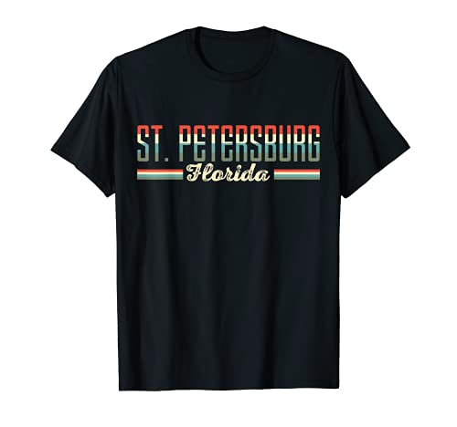 St. Petersburg Florida Retro Geschenk T-Shirt