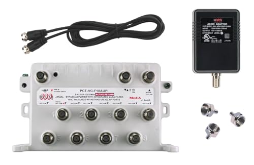 Répartiteur MoCA 8 ports avec retour actif pour connecter 9 appareils