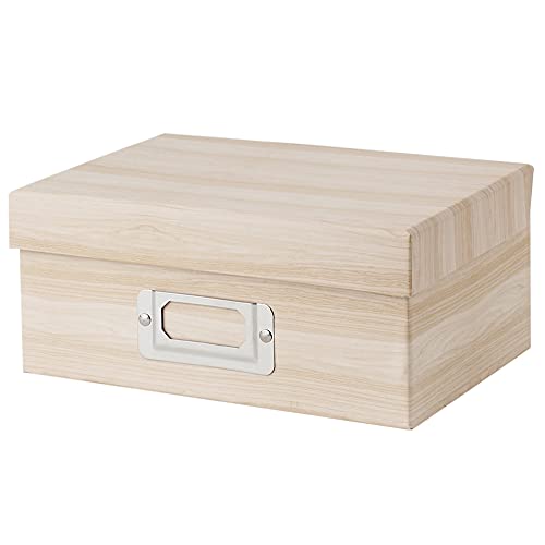 Briful Photo Boxes Storage, Storage Boxes With Lids 4 In 1 Set Water-Proof Storage Box Sets With Handles Decorative Multiple Size Storage Bins With Lids For Clothes/Shoes/Office/Cosmetic/Books thumb #3