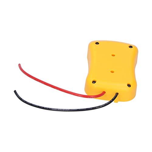SALUTUYA Adaptador de montagem de bateria estável ABS amarelo adaptador de bateria para Dewalt com o