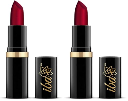 Image of Iba Pure Lips Moisture Rich Lipstick for Women- A65 Ruby Touch, 4g | High Glossy, Creamy Finish & Smooth Texture| Hydrated Lips | Enriched with Vitamin E, Coconut Oil & Shea Butter | Intense Colour & Highly Pigmented | Lip Makeup