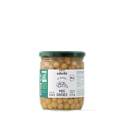 EDERKI – Garbanzos de natural orgánico 420 g