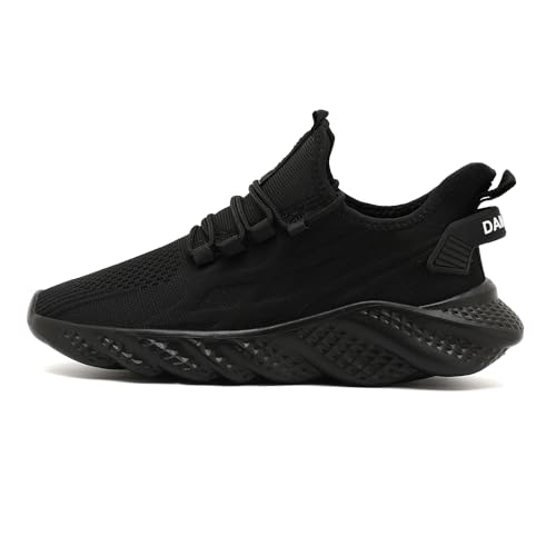 Image of EGMPDA Mens Shoes Running Slip On Tennis Walking Shoes Lightweight Breathable Sneakers for Gym Work Casual Soft Sole Trainers Non Slip Athletic Footwear