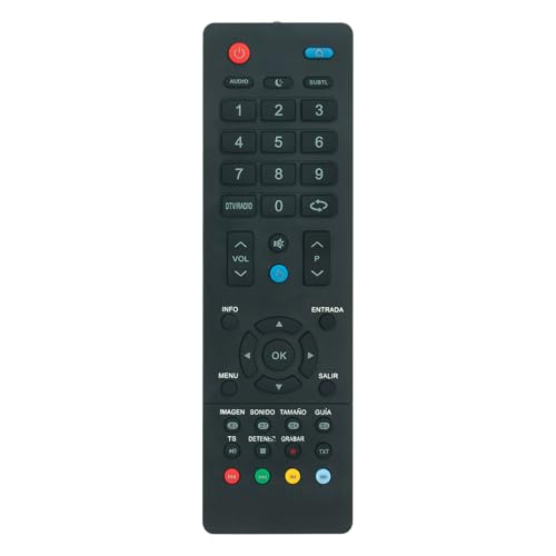 AULCMEET Telecomando di Ricambio Compatibile con i sistemi TD Smart TV OLED 4K K40DLM8FS K50DLM8US K24DLM10H K32DLM7H K40DLM7F K49DLM8U K24DLM7F K55DLM8U