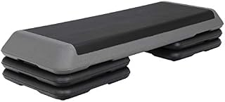 HomGarden 43" Adjustable Aerobic Stepper Workout Step w/ 4 Risers Fitness & Exercise