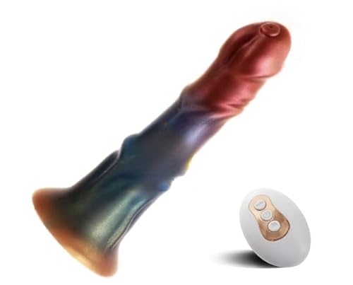 Luxury Silicone Double Ended Realistic Shaft with Shaking Stimulator UI85674