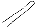 Beach Cruiser High Back Sissy Bar, 42in, Black