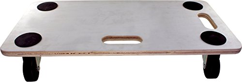 Move-It 3367 23-Inch x 12-Inch Rectangle Wood Platform Dolly, 400-lb Load Rating