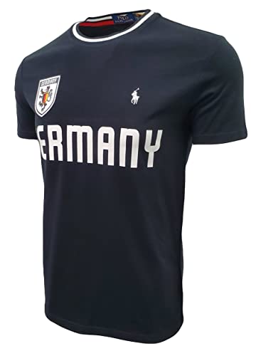 Polo Ralph Lauren Men's Country Crewneck T-Shirt (Small, Black Germany) #TOP3