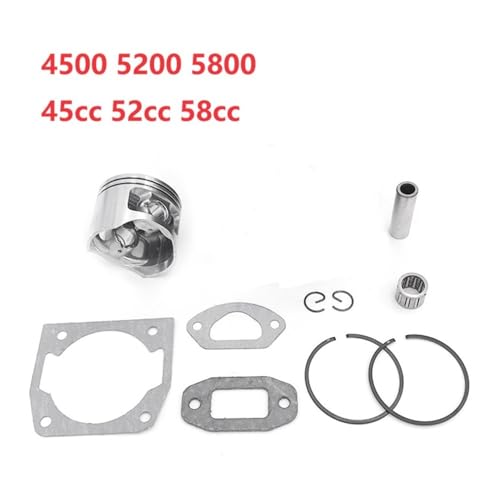 Segments de piston et roulements de rechange pour tronçonneuses 45cc à 58cc - 3
