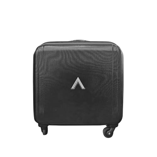 Image of Aristocrat Dynamo Hard-Sided Overnighter Trolley Bag | Cabin Size | 4 Spinner Wheels |Compact Travel Luggage with Number Lock (Black (JBK))